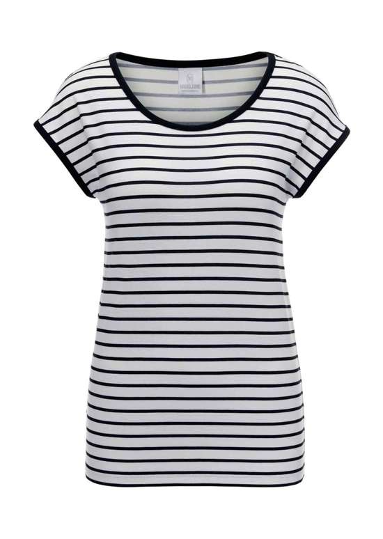 Полосатая рубашка без рукавов