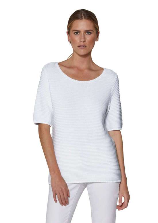 Повседневный свитер рельефной вязки из хлопка Supima.