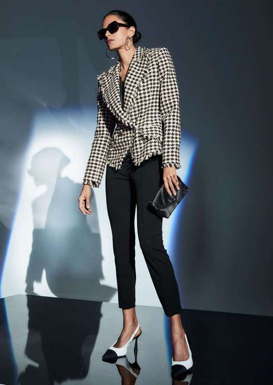 Блейзер букле с блестящим эффектом