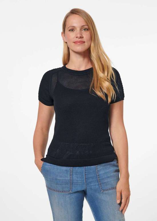 Свитер Supima из хлопковой сетки