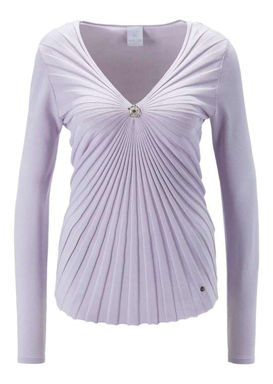 Свитер в рубчик со звездами