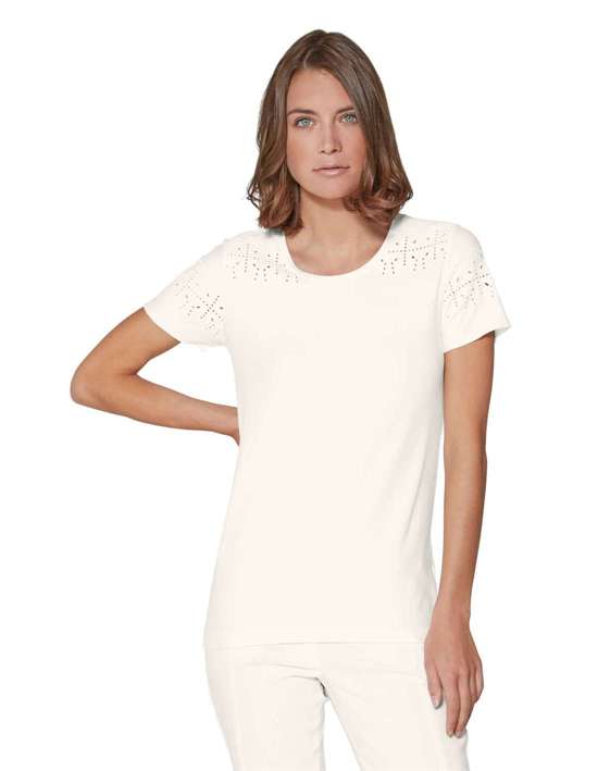 Рубашка с английской вышивкой