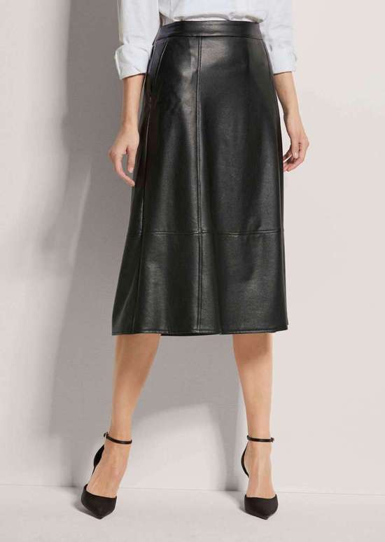 Летящая юбка под кожу