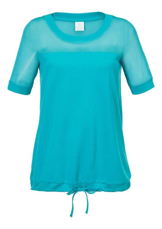 Рубашка с сетчатыми деталями