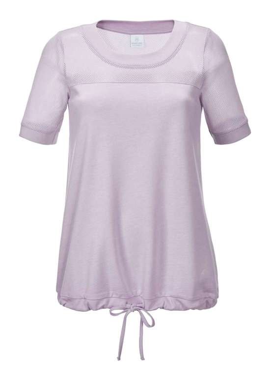 Рубашка с сетчатыми деталями