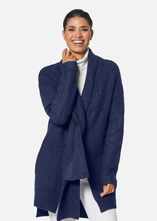 Длинный кардиган с блеском