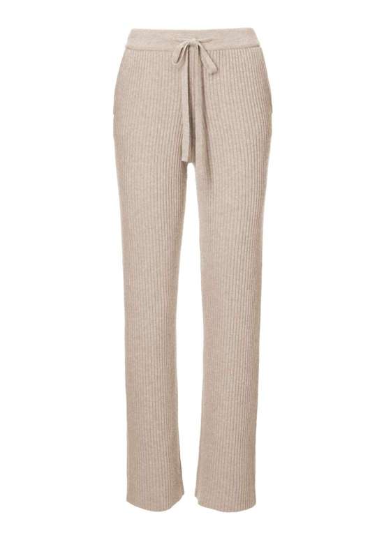 Трикотажные брюки без застежки