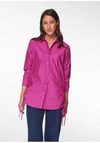 Блузка-рубашка в стиле оверсайз