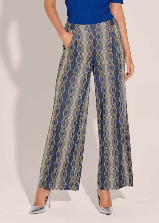 Широкие брюки из джерси