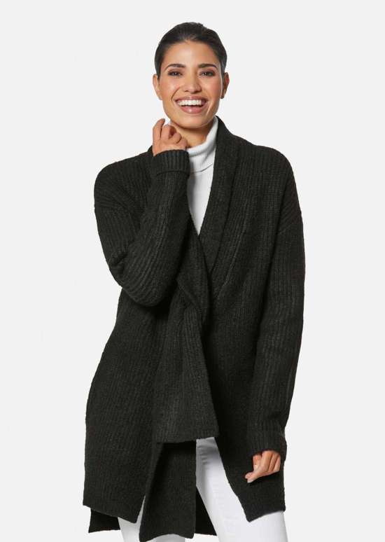 Длинный кардиган с блеском