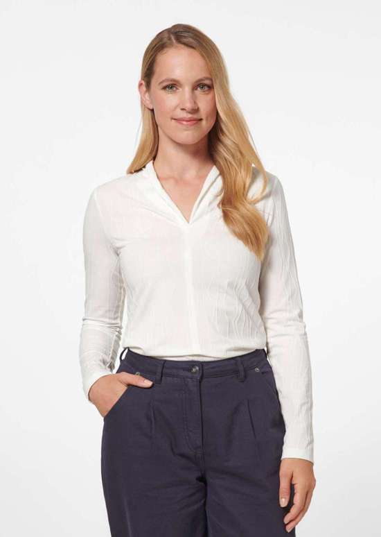 рубашка с V-образным вырезом