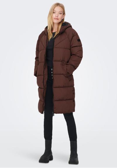 Стеганое пальто ONLAMANDA LONG PUFFER COAT с капюшоном