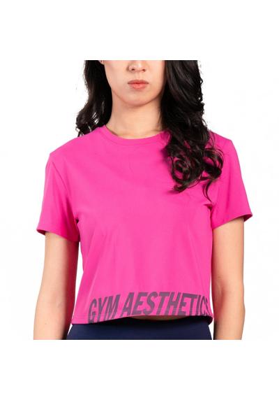 Укороченный топ, спортивная одежда, укороченная модная женская футболка с защитой от ультрафиолета