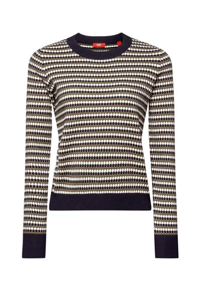 Свитер с круглым вырезом Esprit разноцветный свитер