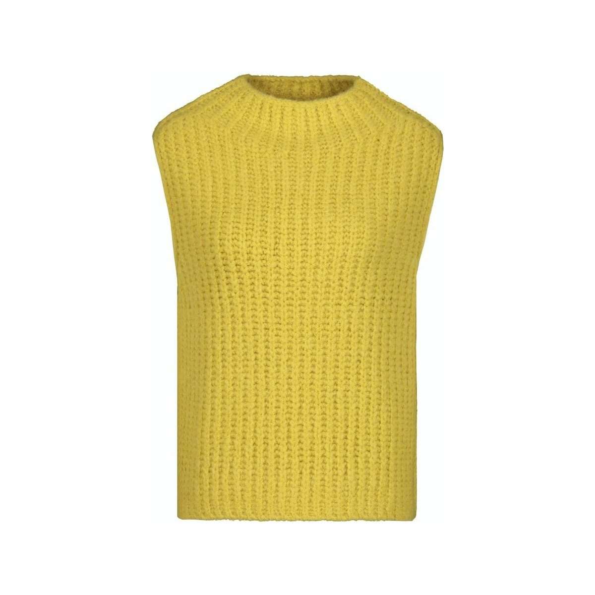 Вязаный свитер Пушистый вязаный свитер с воротником стойкой