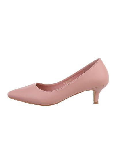Женские элегантные туфли на блочном каблуке, классические туфли в старом розовом цвете.