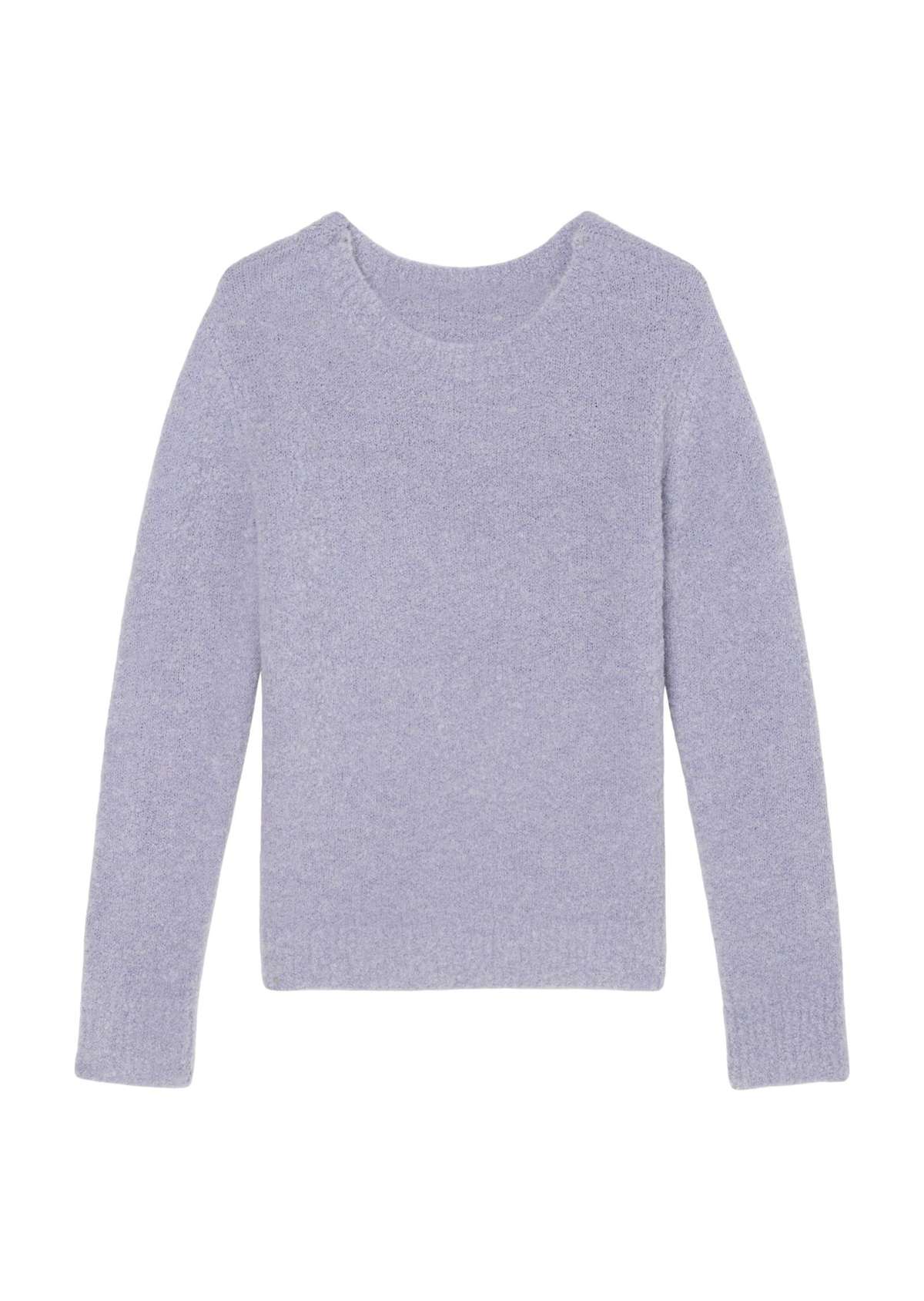 Вязаный свитер из смеси натуральной шерсти и шерсти альпаки.