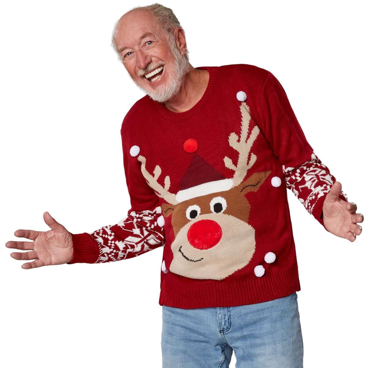Рождественский свитер Рождественский свитер Rudi Reindeer