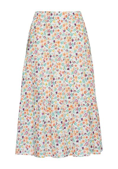 Летняя юбка-юбка с многоярусными воланами