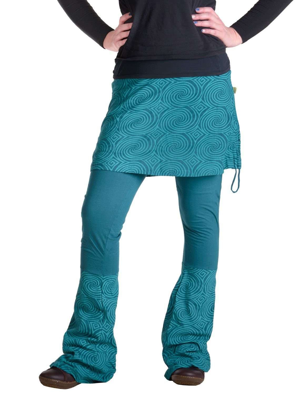 Комбинация юбка-кюлоты, брюки-клеш - длинный размер Goa