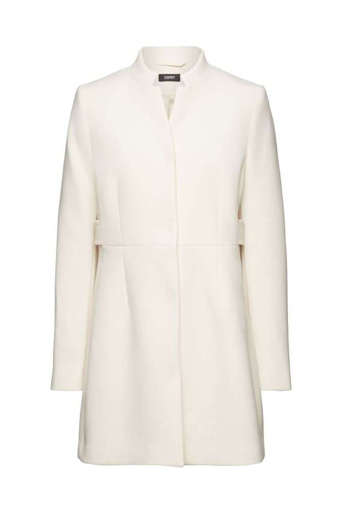 Коллекция Short Coat Приталенное пальто с воротником с обратными лацканами