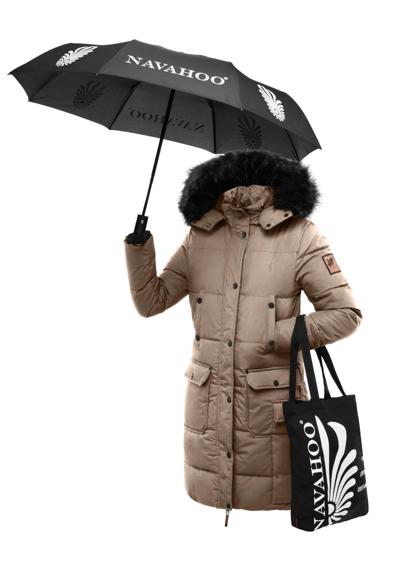 Зимнее пальто Cosimaa Warmer женская парка с сумкой для покупок и зонтиком.