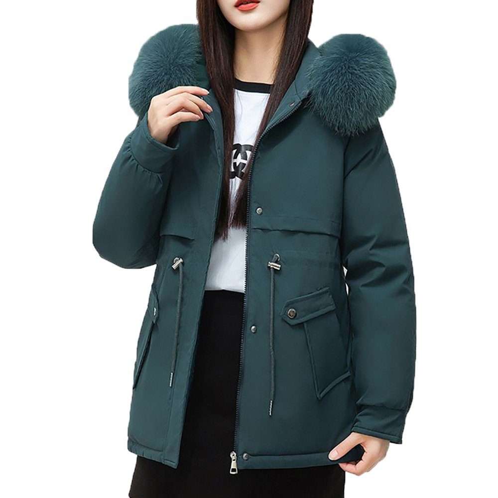 Зимнее пальто, короткое пальто, женская зимняя куртка, парка, хлопковое пальто, теплая куртка