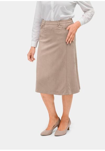Юбка-комбинация короткого размера: удобная юбка под замшу.