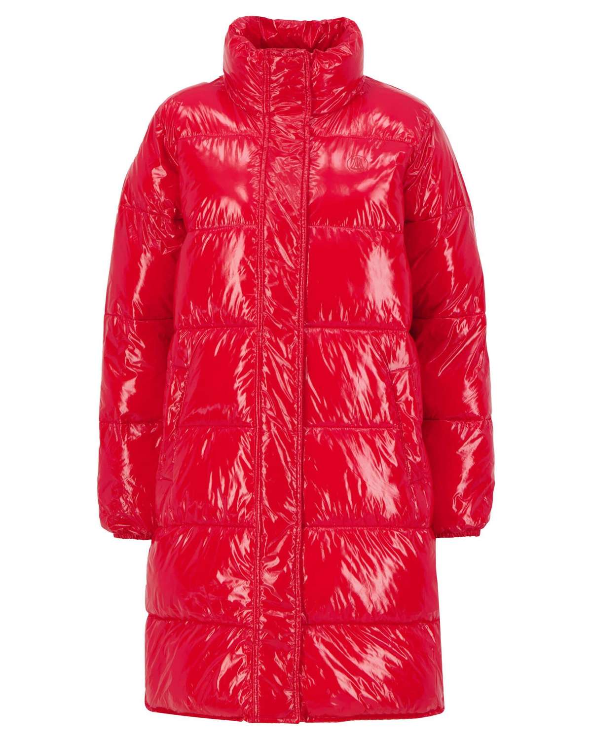 Стеганая куртка 7833-N3199-Tam блестящее стеганое пальто из переработанного нейлона