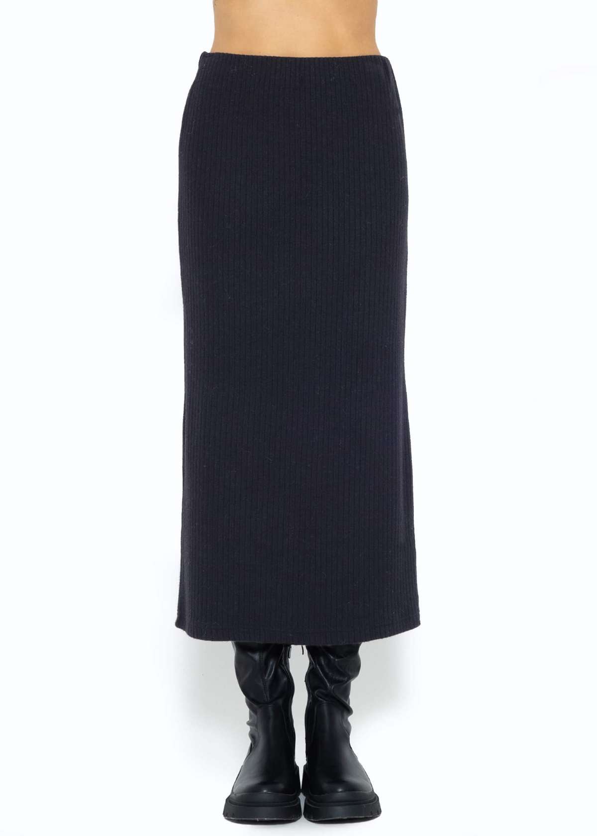 Трикотажная юбка женская длинная юбка из вискозы юбка-карандаш с завышенной талией трикотажная юбка на резинке женская юбка-труба