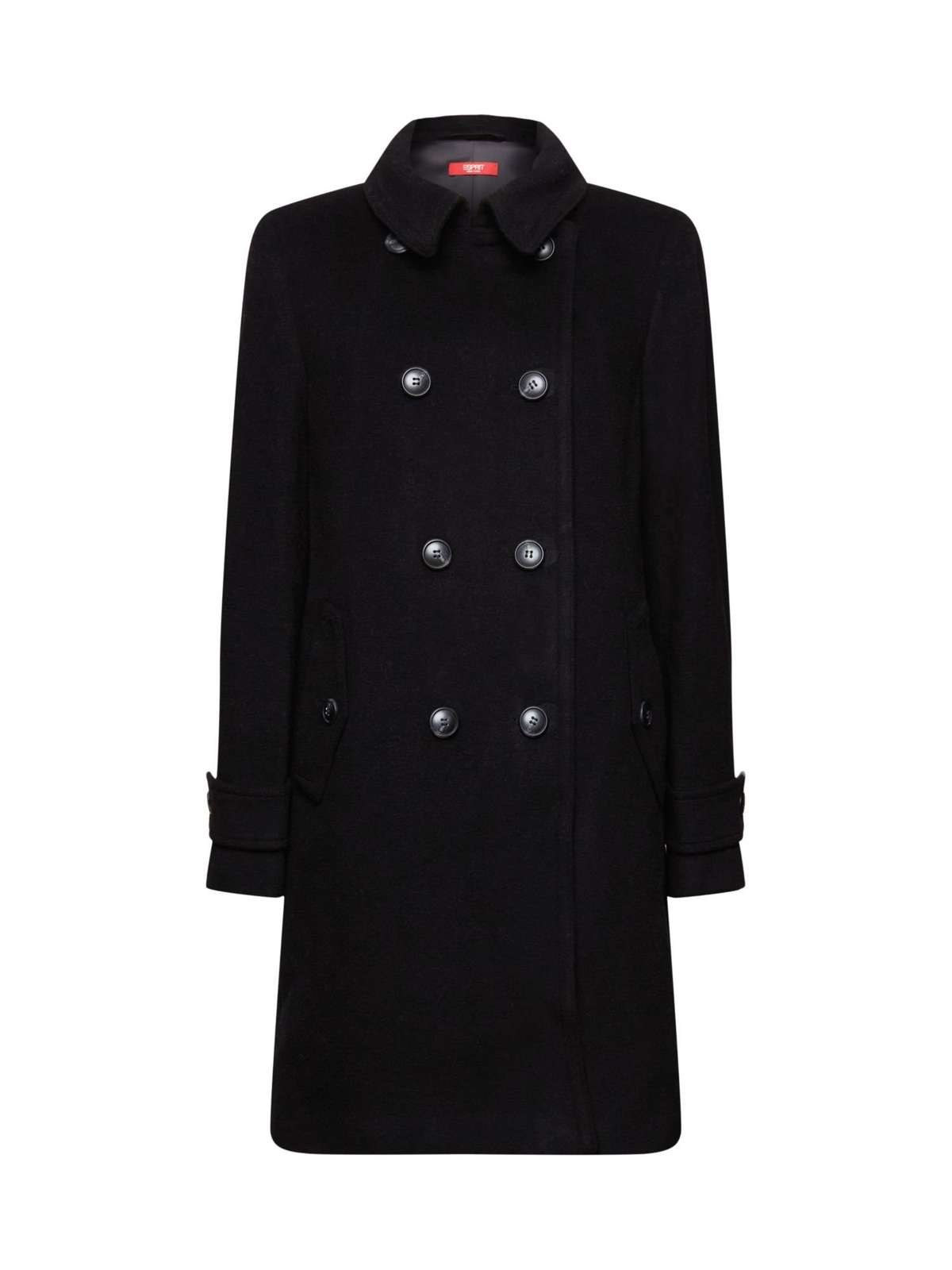 Пальто из переработанной шерсти: пальто из смеси шерсти с кашемиром.