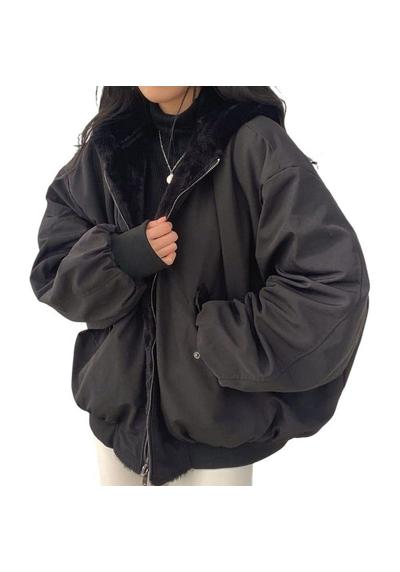 Зимнее пальто Зимняя куртка Женская парка с капюшоном Теплая флисовая уличная куртка Короткое пальто (разные