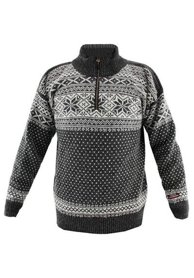 Норвежский свитер свитер норвежской вязки свитер с высоким воротником из 100% шерсти флисовый воротник на молнии