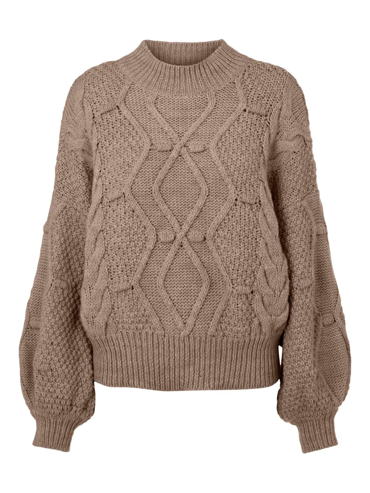 Вязаный свитер КАММА (1 шт.) однотонный/без деталей