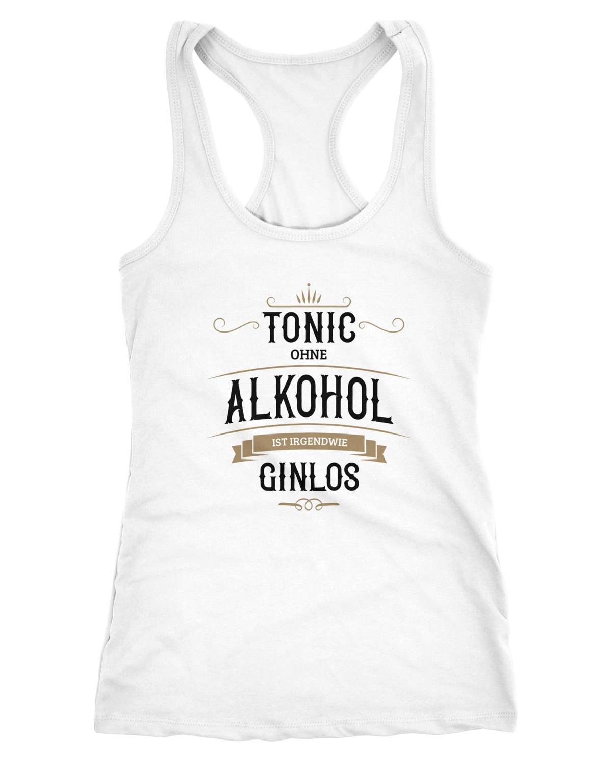 Tanktop Women`s Tanktop Tonic без спирта - это как-то Ginlos Racerback ®