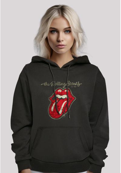 Толстовка The Rolling Stones Plastered Tongue Washed Премиум-качество