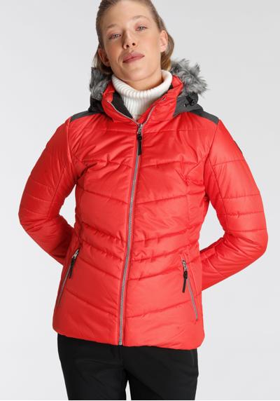 Лыжная куртка VIDALIA водоотталкивающая, ветрозащитная и дышащая.