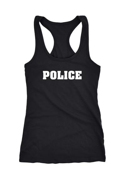 Майка женская, карнавальная, полицейская, карнавальная рубашка, карнавальная рубашка Racerback ®