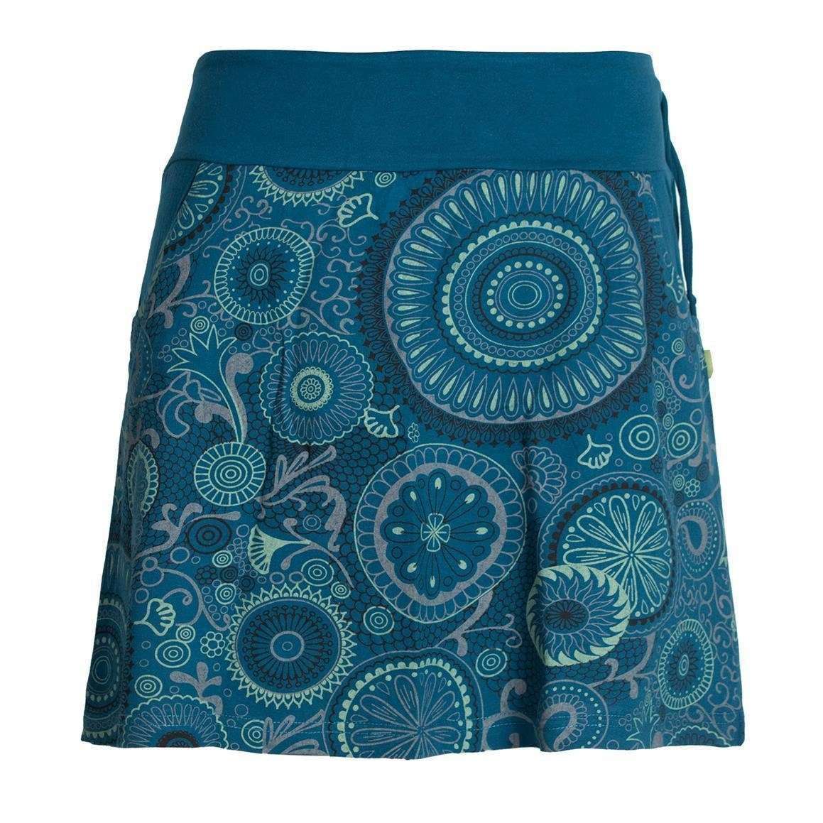 Мини-юбка с ярким принтом мандал и цветов Cacheur