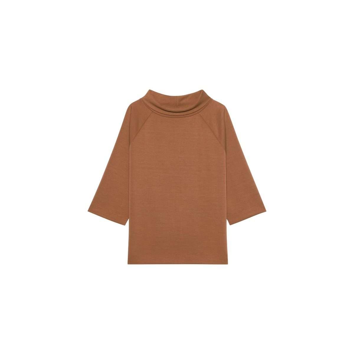 Длинный свитер коричневого цвета (1 шт.)