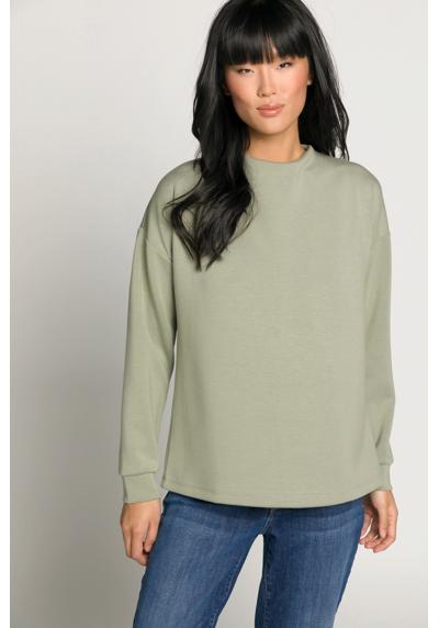 Толстовка Boxy-Sweater Identity с вырезом «лодочка» и длинными рукавами