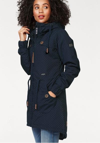 Уличная куртка CharlotteAK модная любимая зимняя куртка с капюшоном и точечным принтом