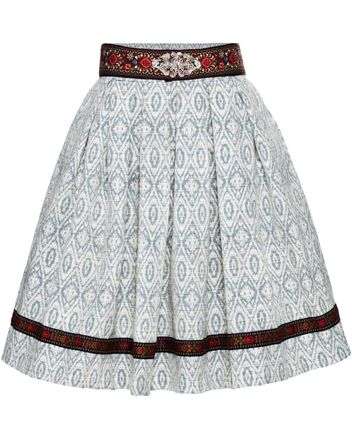 Традиционная юбка-юбка с ацтекским узором
