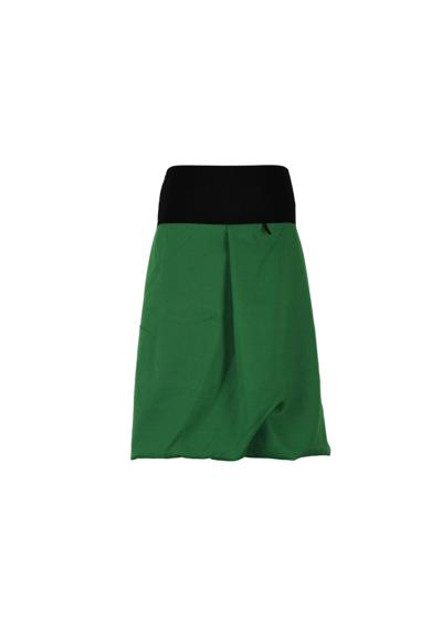 Юбка-баллон 65см зеленая темно-зеленая бирюзовая резинка на поясе