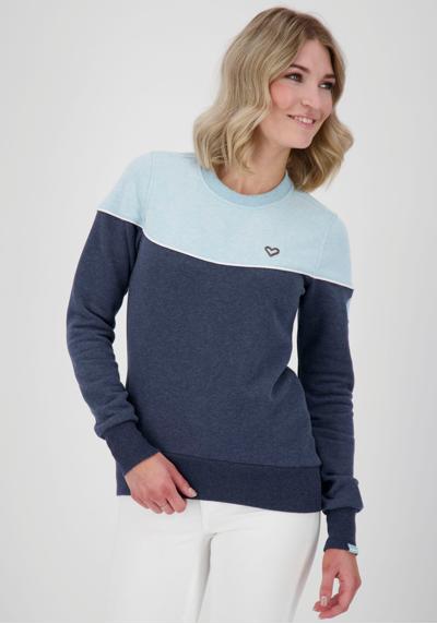 Толстовка DarleenAK разноцветный свитер с круглым вырезом и контрастными деталями