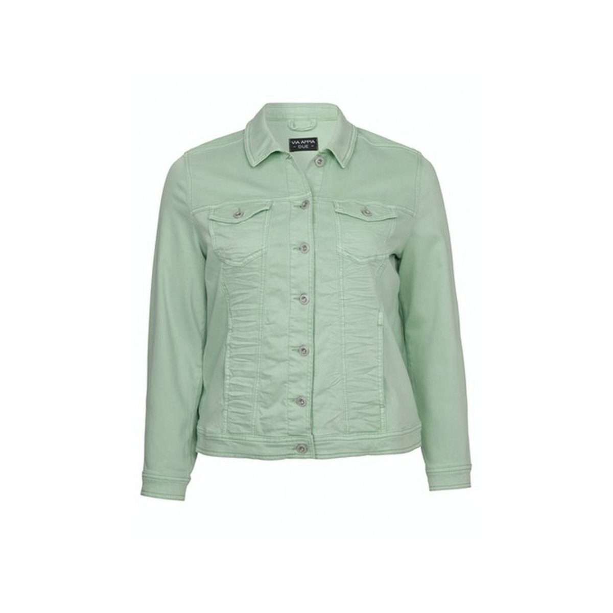 Джинсовая куртка светло-зеленая (1 шт)