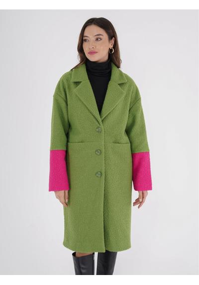 Шерстяное пальто, длинное плюшевое пальто