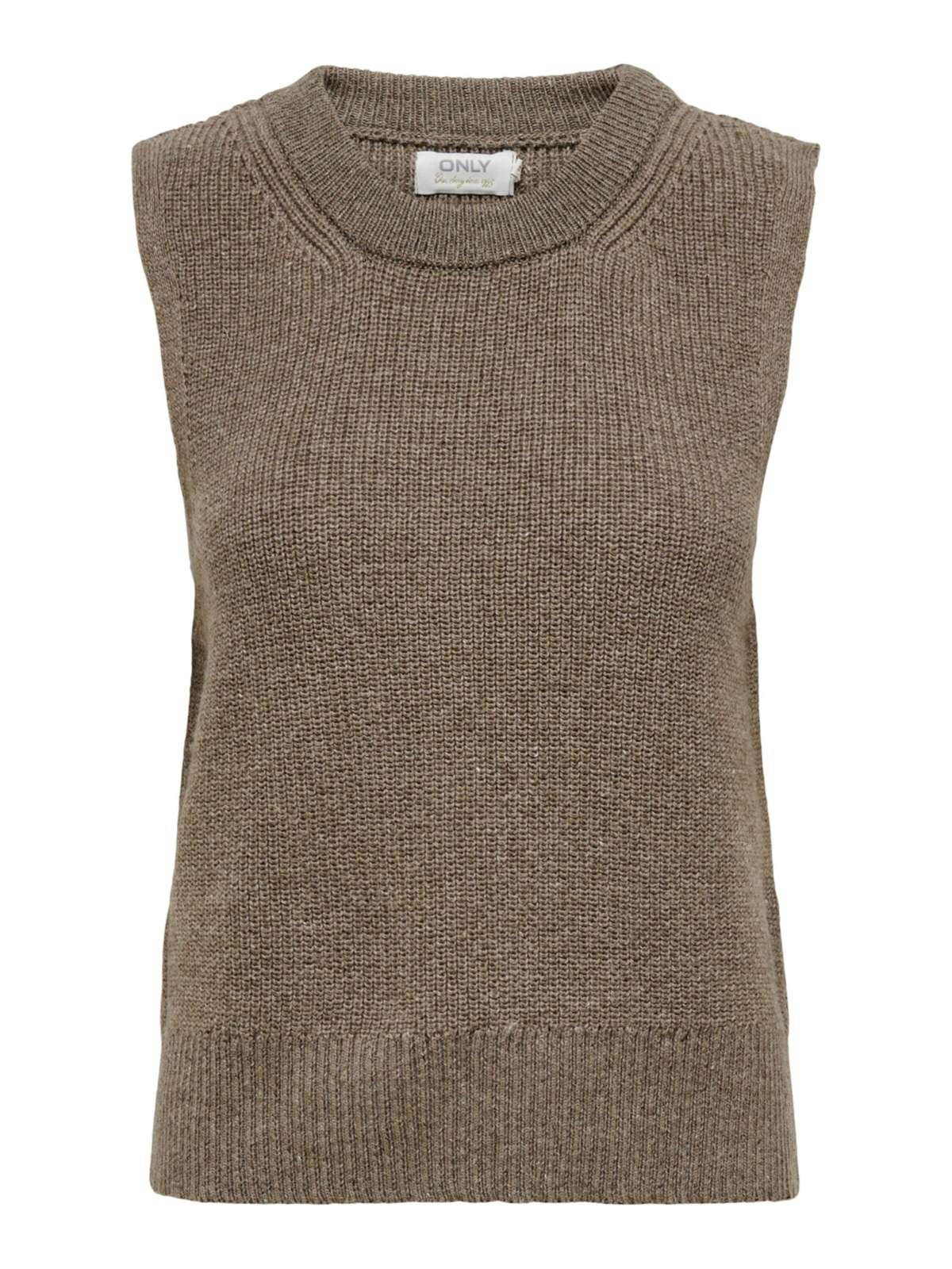 Вязаный свитер Париж (1 шт.) однотонный/без деталей