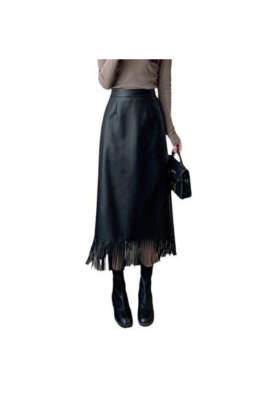 Юбка-трапеция женская юбка элегантная с бахромой в стиле ретро юбка-карандаш юбка длиной до колена