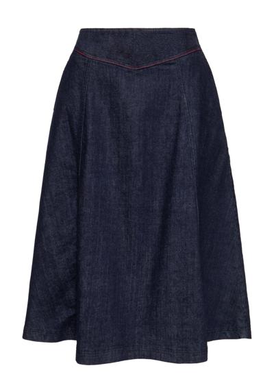 Джинсовая юбка в стиле вестерн 50-х годов